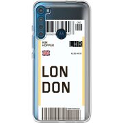 Прозрачный чехол BoxFace Motorola One Fusion Plus Ticket London