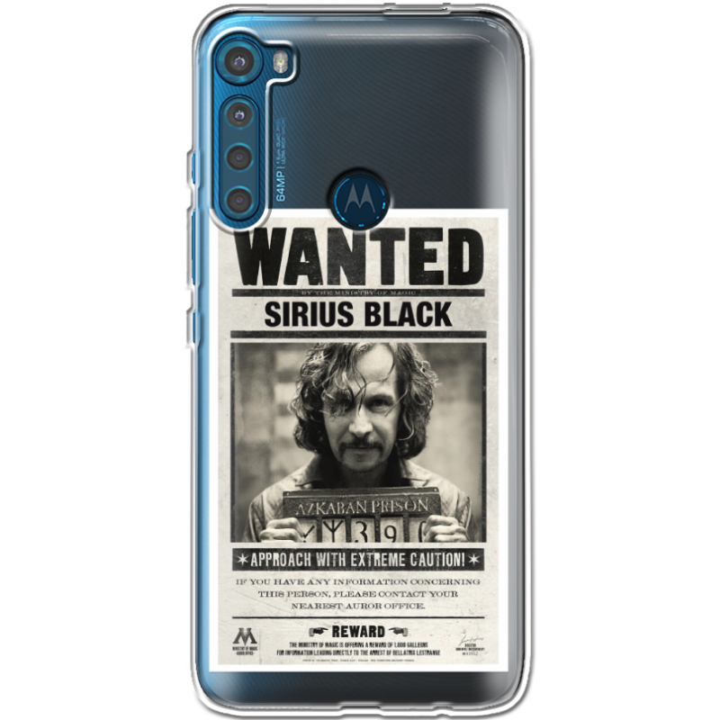 Прозрачный чехол BoxFace Motorola One Fusion Plus Sirius Black