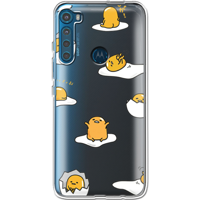 Прозрачный чехол BoxFace Motorola One Fusion Plus Gudetama