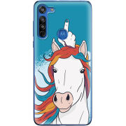 Чехол BoxFace Motorola G8 Fuck Unicorn