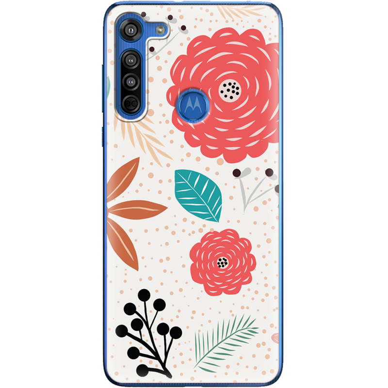 Чехол BoxFace Motorola G8 Line Flowers