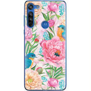 Чехол BoxFace Motorola G8 Birds in Flowers