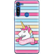 Чехол BoxFace Motorola G8 Unicorn