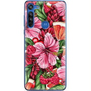 Чехол BoxFace Motorola G8 Tropical Flowers