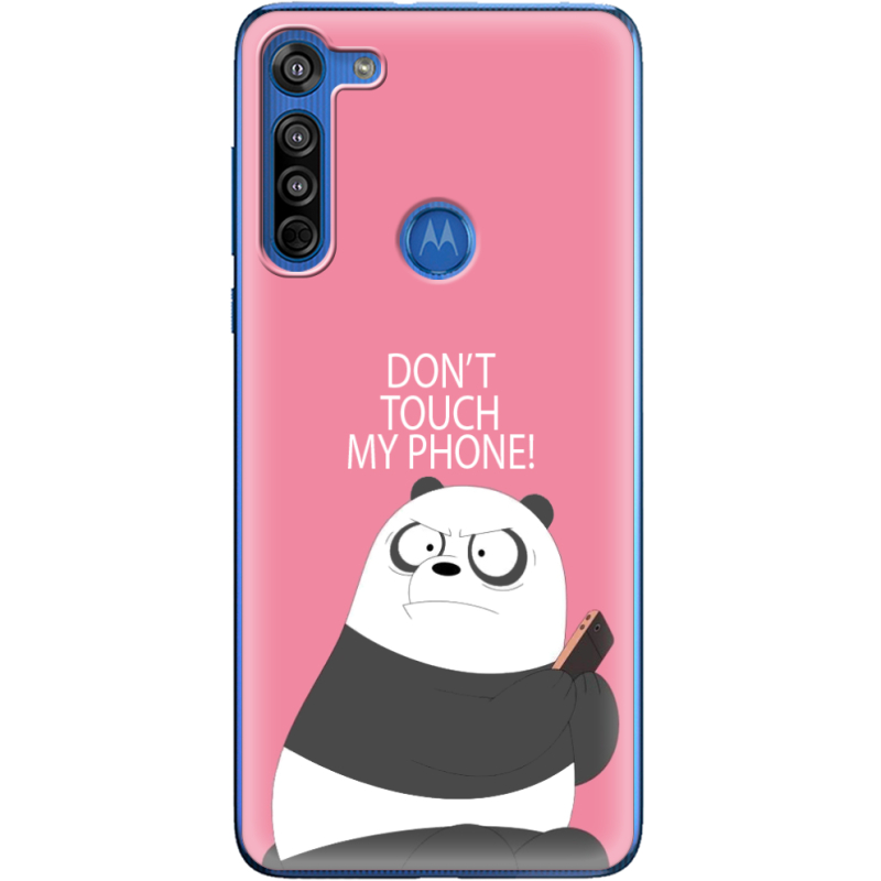 Чехол BoxFace Motorola G8 Dont Touch My Phone Panda