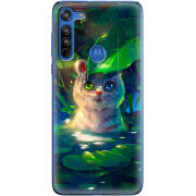 Чехол BoxFace Motorola G8 White Tiger Cub