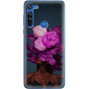 Чехол BoxFace Motorola G8 Exquisite Purple Flowers