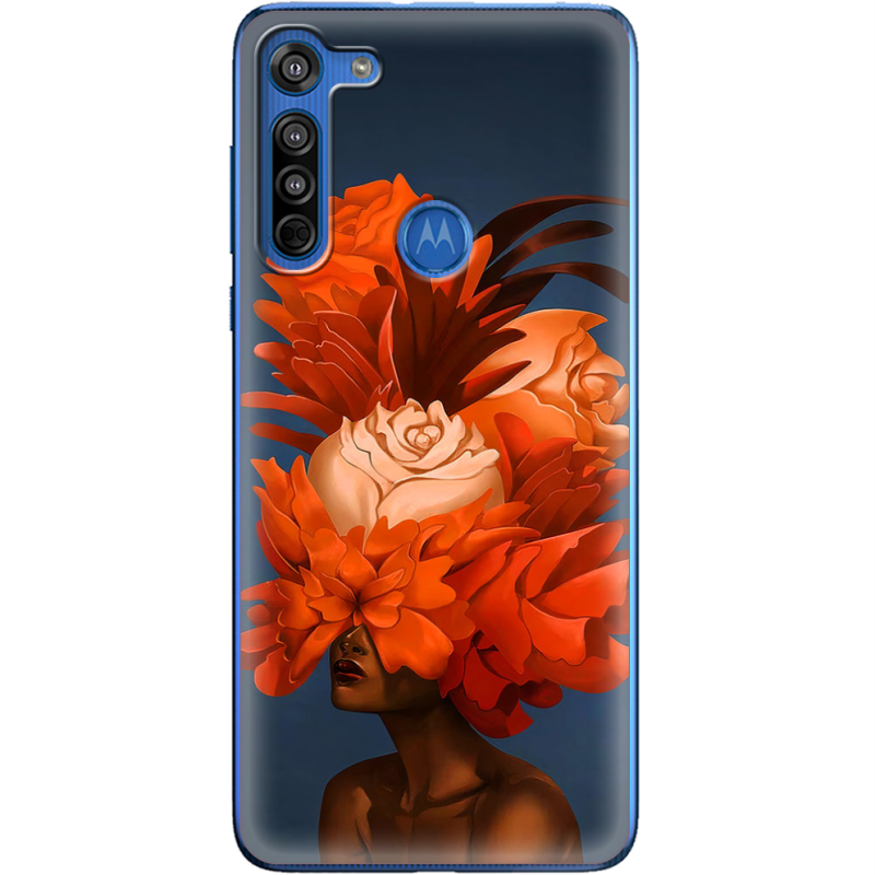 Чехол BoxFace Motorola G8 Exquisite Orange Flowers