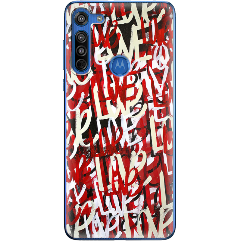 Чехол BoxFace Motorola G8 Love Graffiti