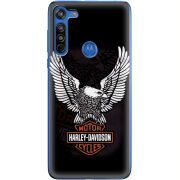 Чехол BoxFace Motorola G8 Harley Davidson and eagle