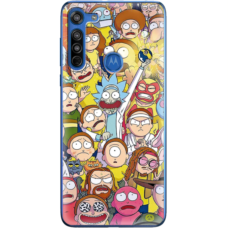 Чехол BoxFace Motorola G8 Rick and Morty