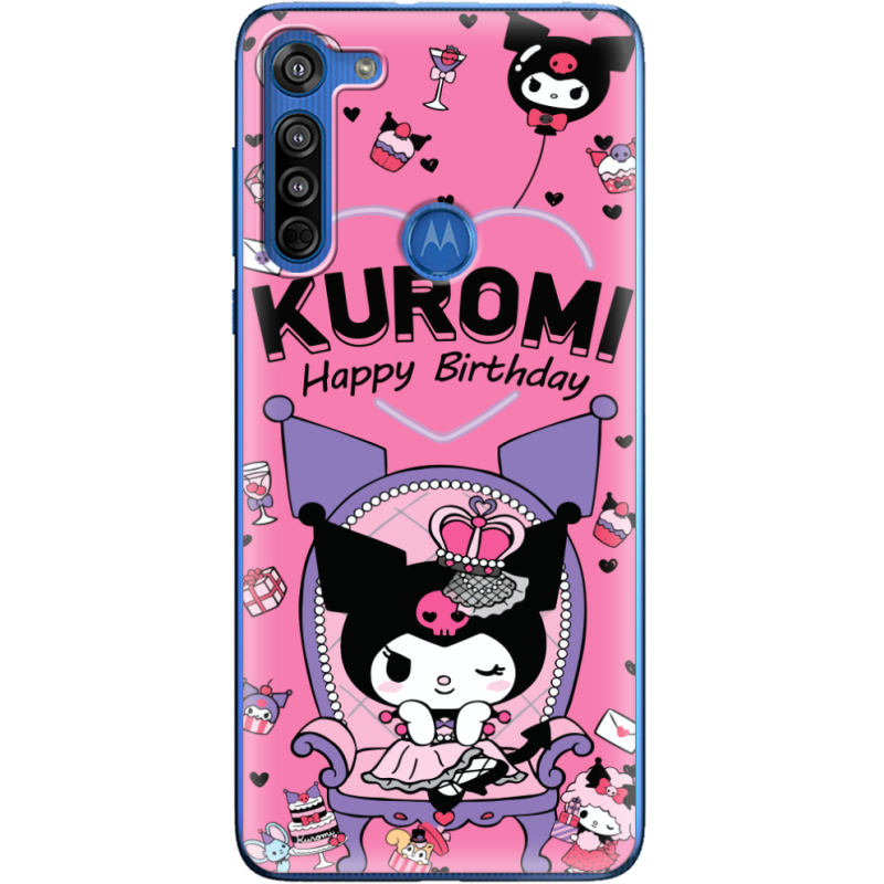 Чехол BoxFace Motorola G8 День народження Kuromi