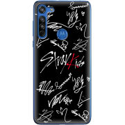 Чехол BoxFace Motorola G8 Stray Kids автограф