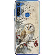 Чехол BoxFace Motorola G8 Christmas Owl
