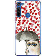 Чехол BoxFace Motorola G8 Raining Hearts