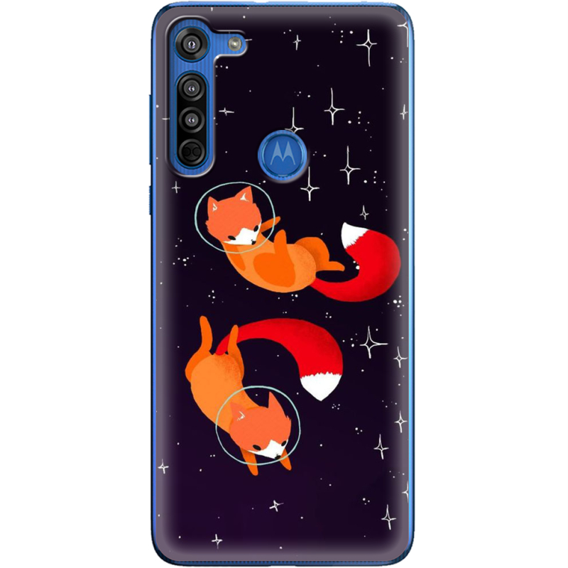 Чехол BoxFace Motorola G8 Fox-Astronauts