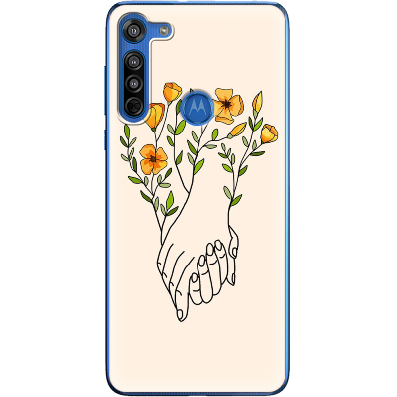 Чехол BoxFace Motorola G8 Flower Hands