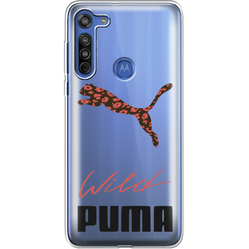 Прозрачный чехол BoxFace Motorola G8 Wild Cat