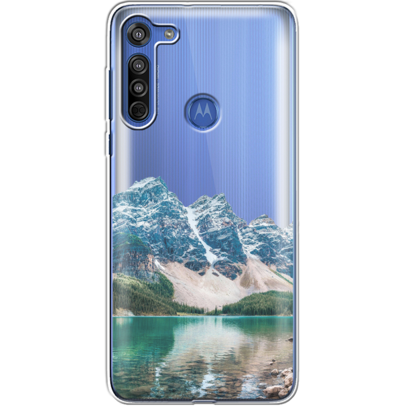 Прозрачный чехол BoxFace Motorola G8 Blue Mountain