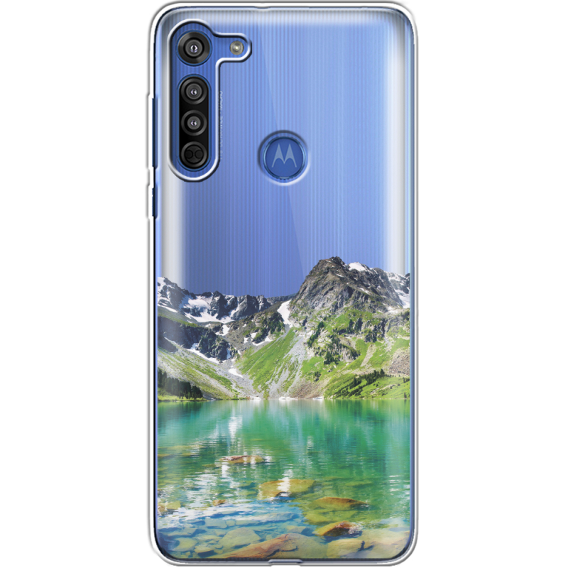 Прозрачный чехол BoxFace Motorola G8 Green Mountain