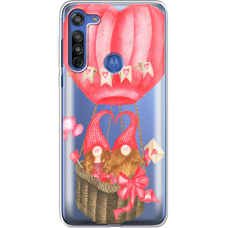 Прозрачный чехол BoxFace Motorola G8 Valentine Dwarfs