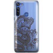 Прозрачный чехол BoxFace Motorola G8 Chinese Dragon