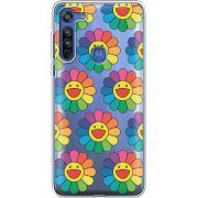 Прозрачный чехол BoxFace Motorola G8 Hippie Flowers