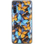 Прозрачный чехол BoxFace Motorola G8 Butterfly Morpho