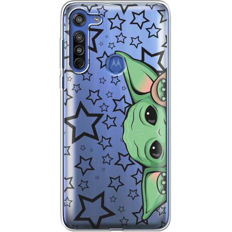 Прозрачный чехол BoxFace Motorola G8 Baby Yoda