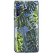 Прозрачный чехол BoxFace Motorola G8 Palm Tree