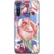 Прозрачный чехол BoxFace Motorola G8 Rose