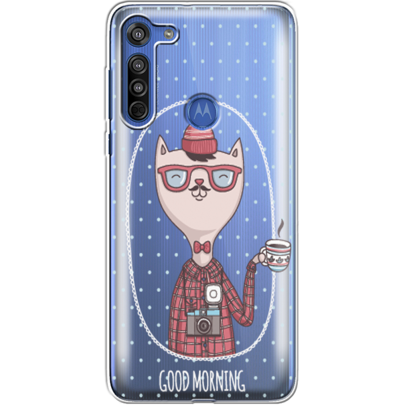 Прозрачный чехол BoxFace Motorola G8 Good Morning