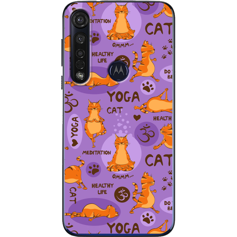 Чехол BoxFace Motorola G8 Plus Yoga Cat