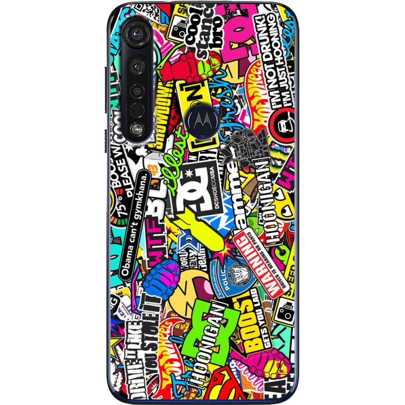 Чехол BoxFace Motorola G8 Plus Multicolored Inscriptions