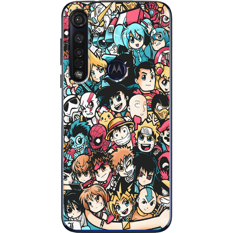 Чехол BoxFace Motorola G8 Plus Anime Stickers