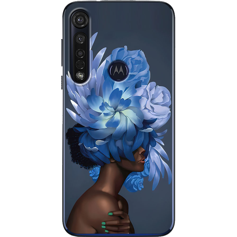 Чехол BoxFace Motorola G8 Plus Exquisite Blue Flowers