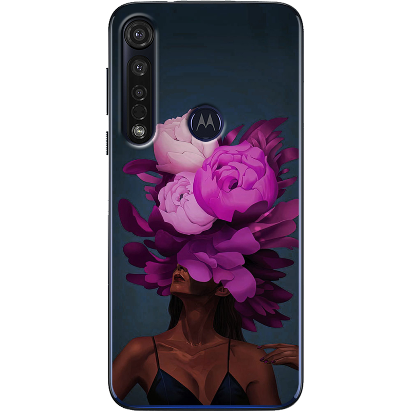 Чехол BoxFace Motorola G8 Plus Exquisite Purple Flowers