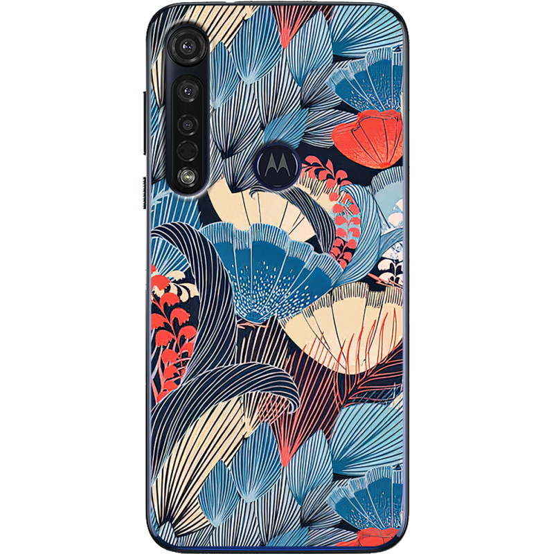 Чехол BoxFace Motorola G8 Plus Blue Herb