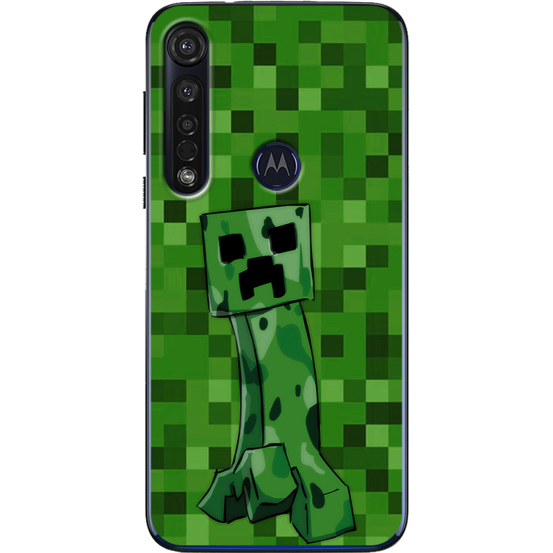 Чехол BoxFace Motorola G8 Plus Minecraft Creeper