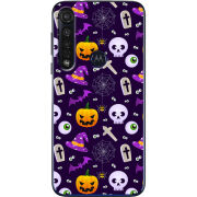 Чехол BoxFace Motorola G8 Plus Halloween Purple Mood