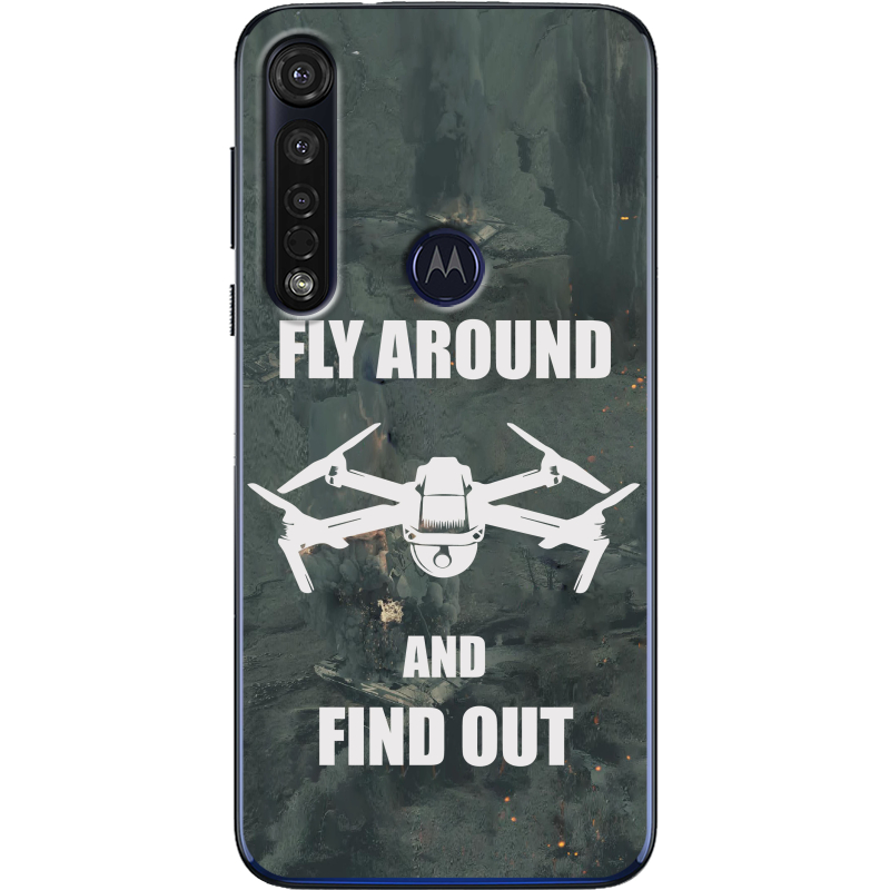 Чехол BoxFace Motorola G8 Plus Дрон Fly Around