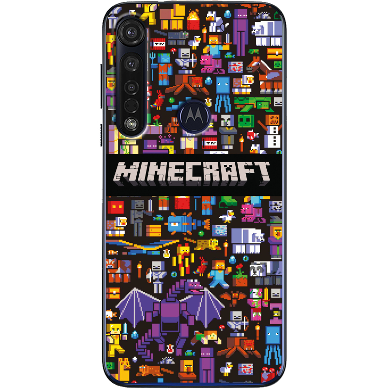 Чехол BoxFace Motorola G8 Plus Minecraft Mobbery