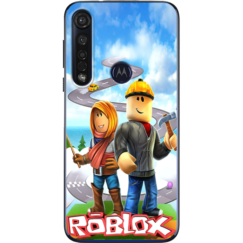 Чехол BoxFace Motorola G8 Plus Roblox Білдерман