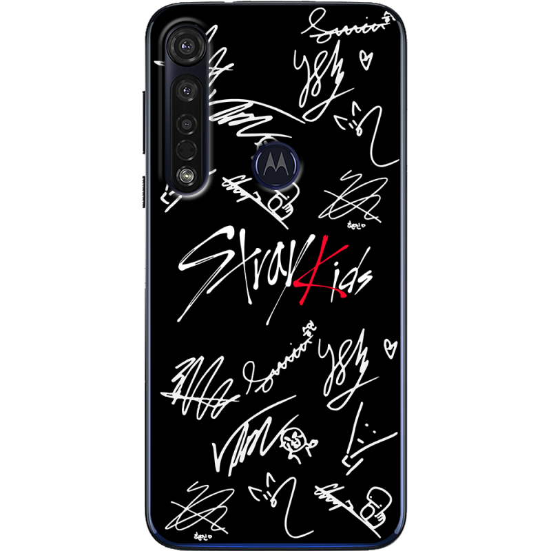 Чехол BoxFace Motorola G8 Plus Stray Kids автограф