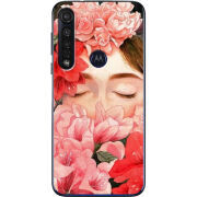 Чехол BoxFace Motorola G8 Plus Girl in Flowers