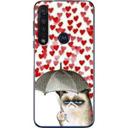 Чехол BoxFace Motorola G8 Plus Raining Hearts