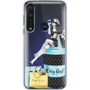Прозрачный чехол BoxFace Motorola G8 Plus City Girl