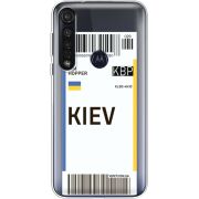 Прозрачный чехол BoxFace Motorola G8 Plus Ticket Kiev