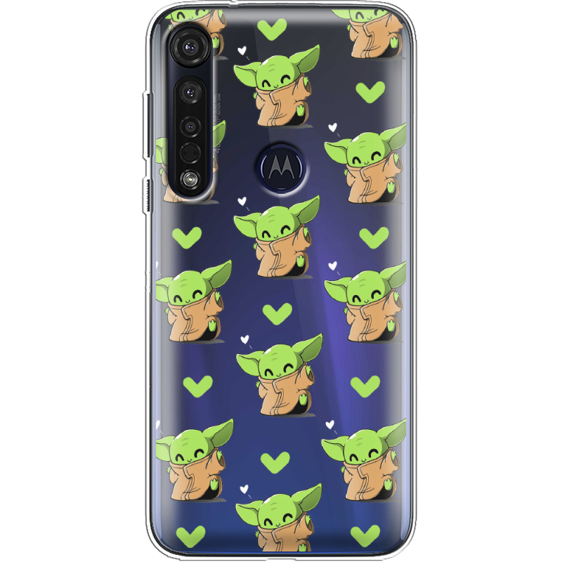 Прозрачный чехол BoxFace Motorola G8 Plus Pattern Baby Yoda