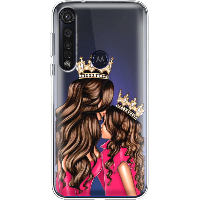 Прозрачный чехол BoxFace Motorola G8 Plus Queen and Princess